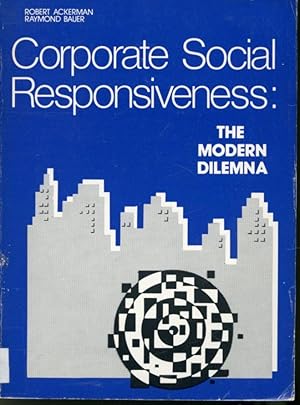 Seller image for Corporate Social Responsiveness : The Modern Dilemna for sale by Librairie Le Nord