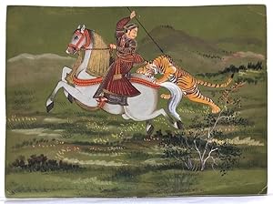 Miniatura India - VII (Caza del Tigre)