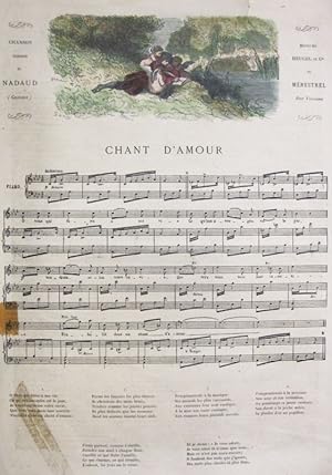 Seller image for Chanson Indite de Nadaud - Chant d' Amour for sale by Frame