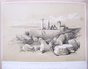 Seller image for Ruins of the Ionic Temple of Om el Hamed near Tyre / Ruinas del Templo Ionic de Om el Hamed cerca de Tiro (Libano) for sale by Frame