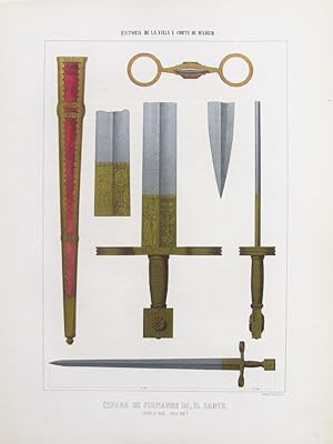 Historia de la Villa y Corte de Madrid - Espada de Fernando III, El Santo (Armería Real - Siglo X...