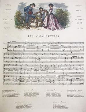 Seller image for Chanson Indite de Nadaud - Les Chaussettes for sale by Frame