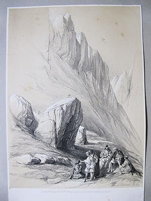 Seller image for Rock of Moses, Wady El-Leja, Mount Horeb / Roca de Moises (Sinai) for sale by Frame