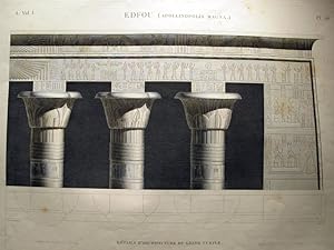 EDFOU (Apollinopolis Magna). A.Vol.I-Pl.56 - Détails d'Architecture du Grand Temple