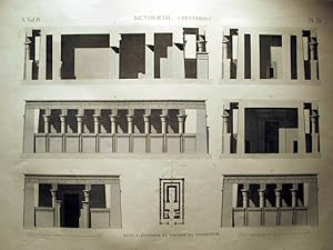 Denderah(Tentyris) A.Vol.IV- Pl.32-Plan elevations et coups de typhonum