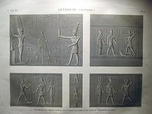 DenderaH.(Tentyris) A.Vol.IV- Pl.25-bas_reliefs du grand temple.