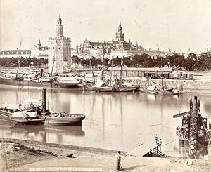 Seller image for 163 Seville, la Tour de L'Or et la Cathedral (Torre del Oro) for sale by Frame