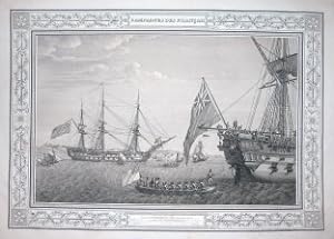 Transferement de Napoleon a bord du Northumberland le 8 Aout