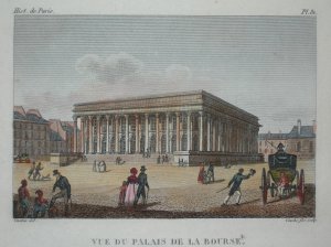 Vue du Palais de la Bourse