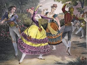 Der Fandango Tanzer Spanier / Bailarines del Fandango Español (Danza / Baile)