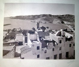 (Vista de la costa de Castellon desde el Castillo de Peñiscola)