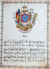 Imagen del vendedor de Escudo de Pamplona y partitura musical de un vals a la venta por Frame