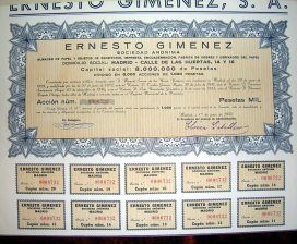 Ernesto Gimenez Almacen de Papel y Objetos de Escritorio