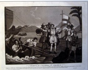 Sbarco di Colombo in America (Cristobal Colon)