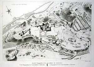 Plano topografico de la Alambra de Granada