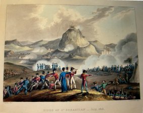 Siege of St. Sebastian . July, 1813