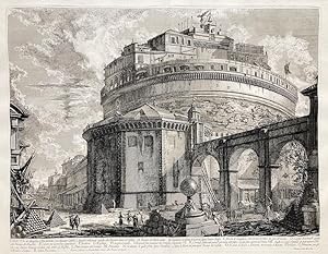 Vedute di Roma - Veduta del Mausoleo d'Elio Adriano (ora chiamato Castello S. Angelo) nella parte...
