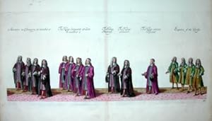 Seller image for Masters in Chancery in number 10. The King Sergeants at Law in number 5. The Kings Attorney. The Kings antient sergeant. Esquires of the Body for sale by Frame
