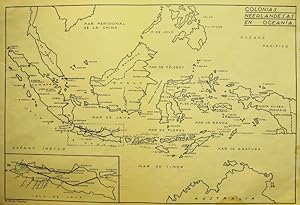 Imagen del vendedor de Colonias Neerlandesas en Oceania / Mapa Postal/ Indonesia, Malasia a la venta por Frame