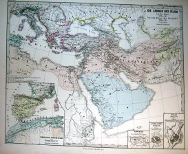 Seller image for Die Lander des Islam von der Hegra 622 n. Ch. 750 n. Ch. / Damascus / Medina / Mekka. for sale by Frame