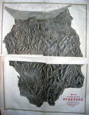 Image du vendeur pour Map of part of the Pyrenees mis en vente par Frame