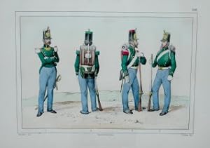 (Uniformes Infanteria española en 1841)