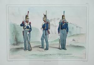 (Uniformes Infanteria española en 1848)