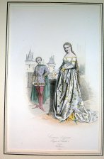 Costumes d'apparat Regne de Charles V d'apres Willemin