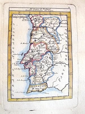 Imagen del vendedor de El Reyno de Portugal, dividido en provincias. Por Lopez a la venta por Frame