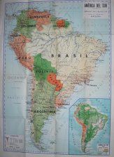 Mapa Escolar : America del Sur