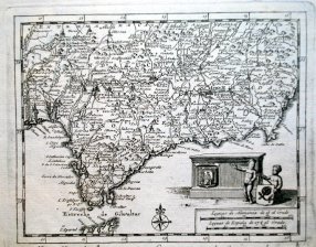 Image du vendeur pour Nouvelle carte D?Andalousie et Grenade mis en vente par Frame