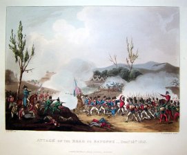 Attack of the Road to Bayonne, Dec. 13th. 1813