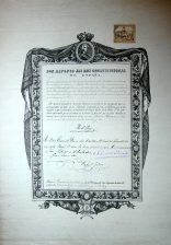 Diploma de la Real Orden de Carlos III a don Miguel Sichar y Salas