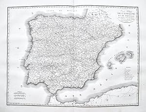 Carte Politique de L' Espagne et de Portugal [Mapa Político de España y Portugal]