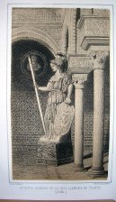 Estatua romana en la Casa llamada de Pilatos