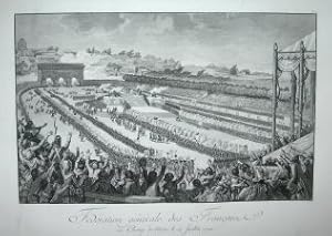 Federation generale des Francais au Champ de Mars le 14 Juillet 1790