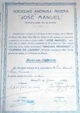 Sociedad anonima minera "Jose Manuel"
