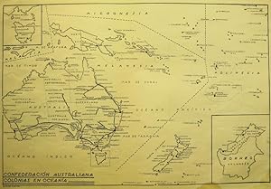 Imagen del vendedor de Confederacin Australiana, Colonias en Oceania / Mapa Postal a la venta por Frame