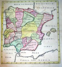 (Mapa de España y Portugal)