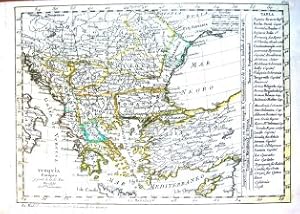 Imagen del vendedor de Turquia Europea y parte de la de Asia dividida en dos Gobiernos a la venta por Frame