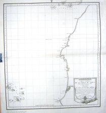 Imagen del vendedor de Carta esferica de la costa de Africa desde C. Bojador hasta C. Verde e Islas adyacentes a la venta por Frame