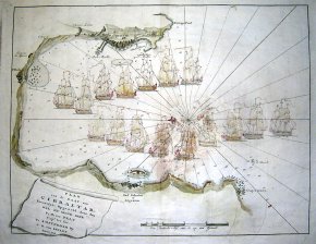 Image du vendeur pour Plan van de Baay van Gibraltar mis en vente par Frame