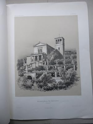 Architektonisches Skizzen-Buch (Skizzenbuch). Eine Sammlung enthaltend Landhäuser, Villen, ländli...