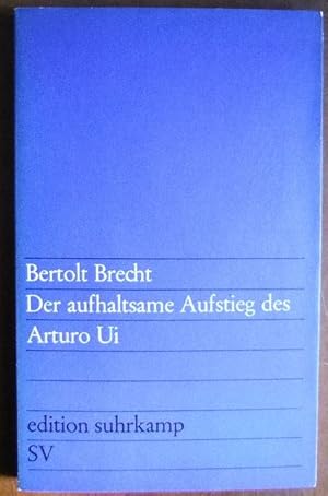 Bild des Verkufers fr Der aufhaltsame Aufstieg des Arturo Ui. edition suhrkamp ; 144 zum Verkauf von Antiquariat Blschke