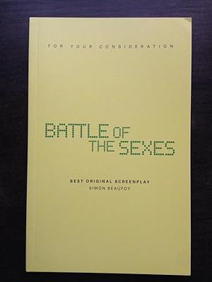 Seller image for BATTLE OF THE SEXES SCREENPLAY for sale by Astro Trader Books IOBA