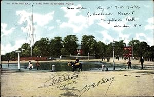 Seller image for Ansichtskarte / Postkarte Hampstead London England, The White Stone Pond for sale by akpool GmbH