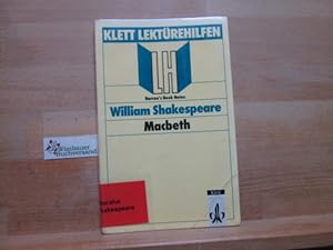 Bild des Verkufers fr Lektrehilfen William Shakespeare "Macbeth". [Verf. dieses Bd.:] / Reihe: Lektrehilfen Englisch; Barron's book notes zum Verkauf von Antiquariat im Kaiserviertel | Wimbauer Buchversand