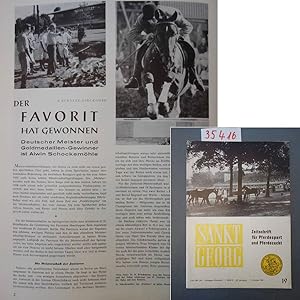 Sankt Georg. Zeitschrift für Pferdesport und Pferdezucht * 62. Jahrgang 1961 Heft 19