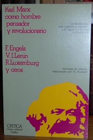 Seller image for KARL MARX COMO HOMBRE, PENSADOR Y REVOLUCIONARIO for sale by Fbula Libros (Librera Jimnez-Bravo)