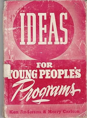 Seller image for Ideas For Young People's Programs for sale by BYTOWN BOOKERY